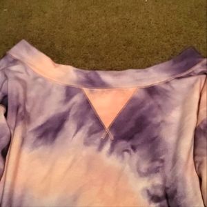 Long sleeve off shoulder